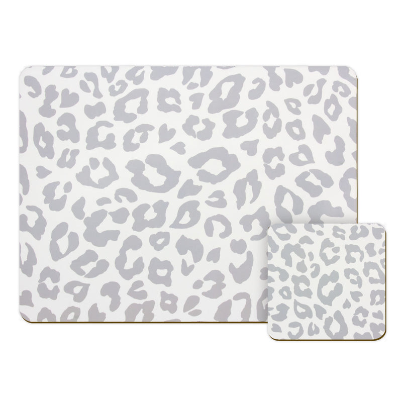 Place Mat and Coaster Set - Leopard