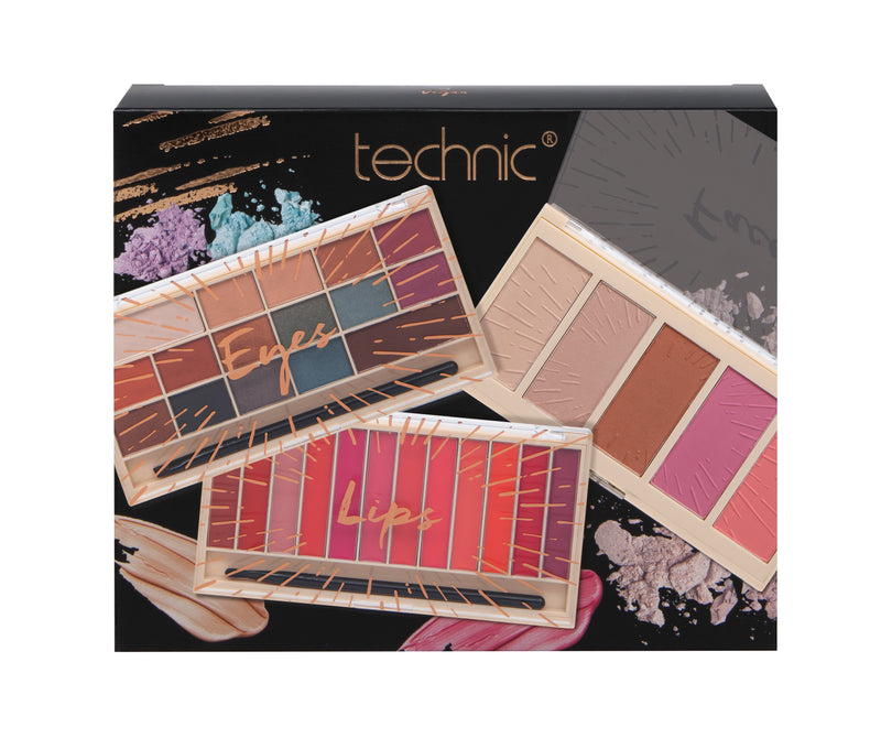 Technic - Palette set for face, eyes and lips