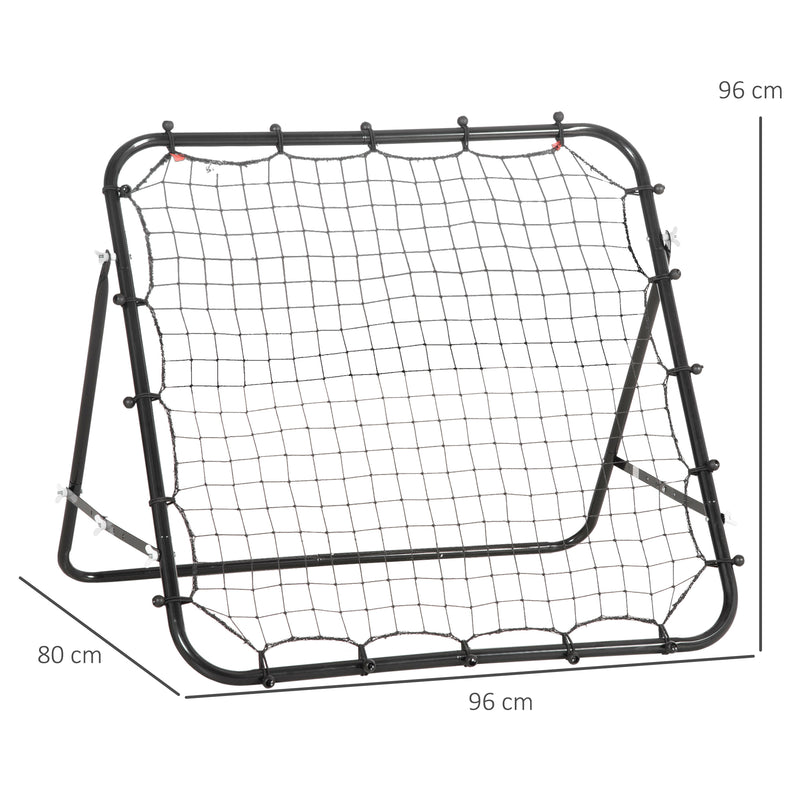 HOMCOM Rebounder Net Goal for Kids, Adults, Baseball, Football Training