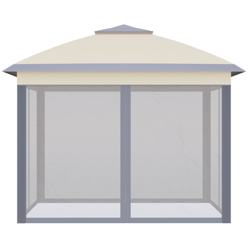 Outsunny Pop Up Gazebo 330L x 330W x 288Hcm - Beige