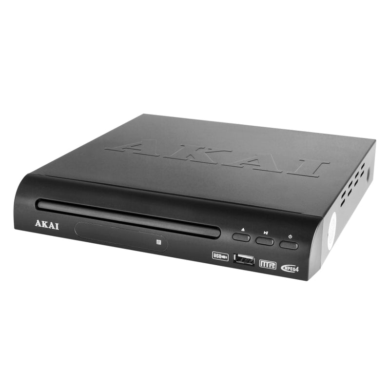 Akai Compact DVD Player with USB  - Black