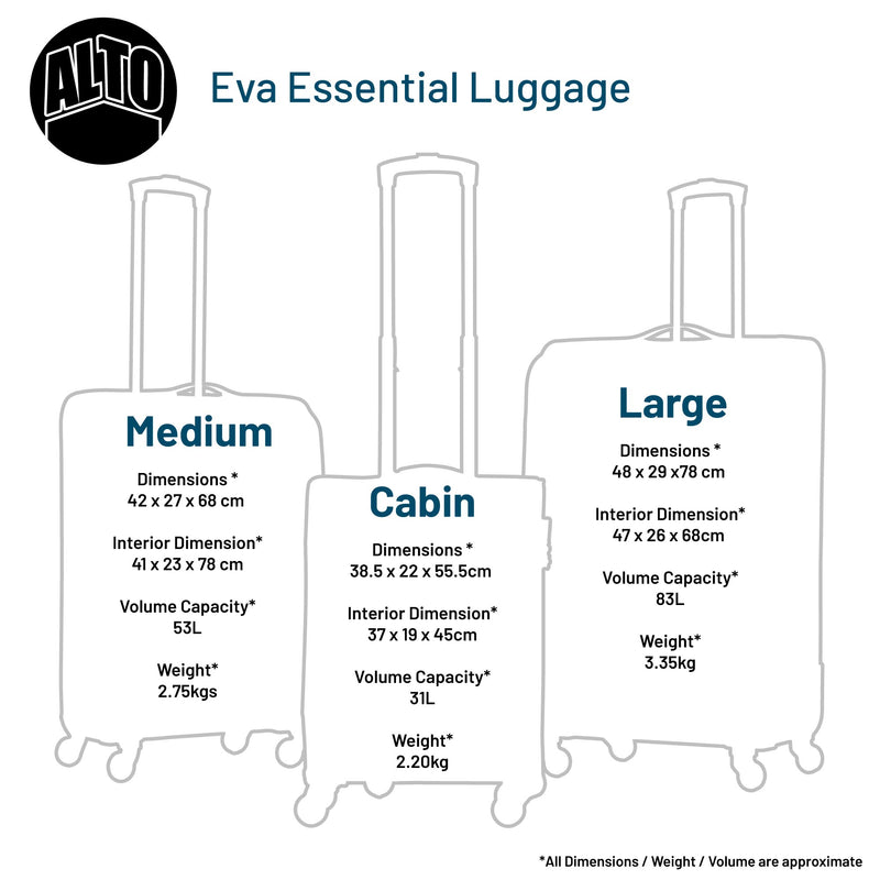 Alto Eva Essentia Luggage - Black