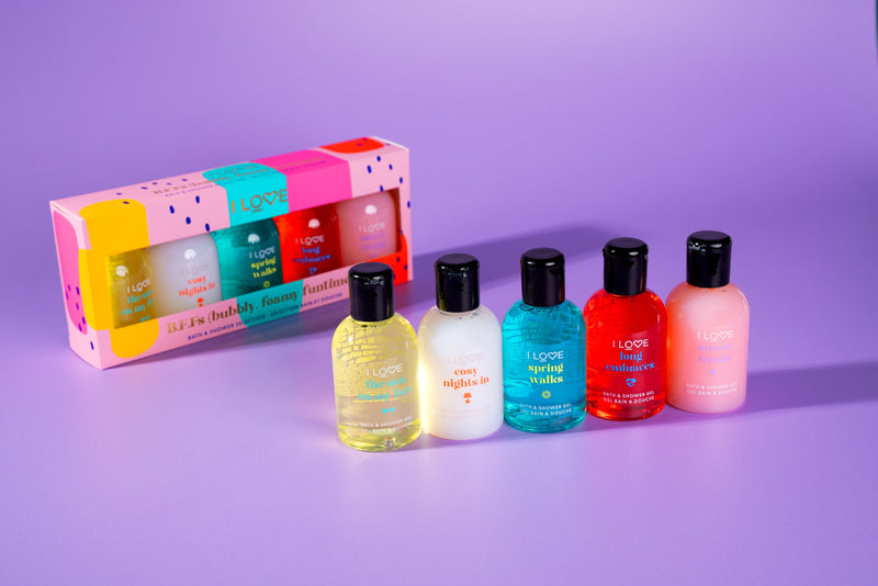 I Love B.F.F’S Bubbly, Foamy, Fun Times Shower Gel Collection