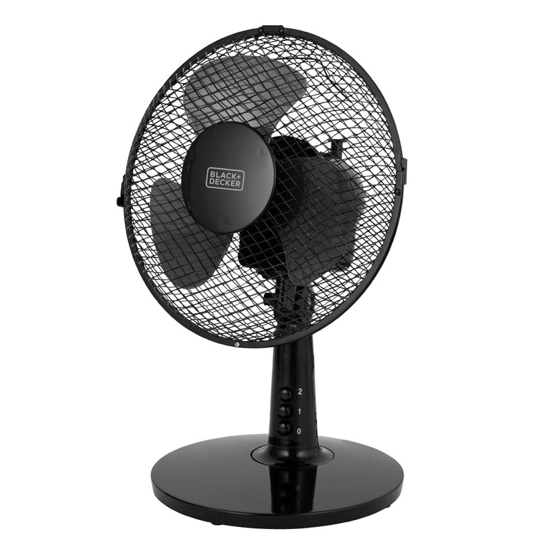 Black+Decker  Pedestal Fan with Stand 9"  - Black