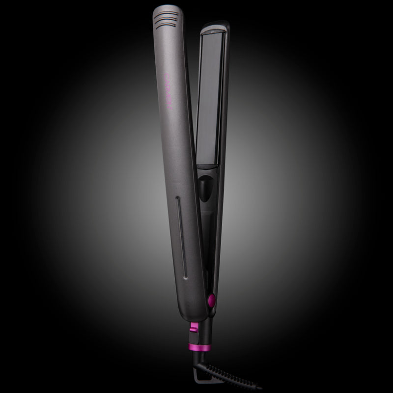 Carmen Neon Straightener  - Graphite & Pink