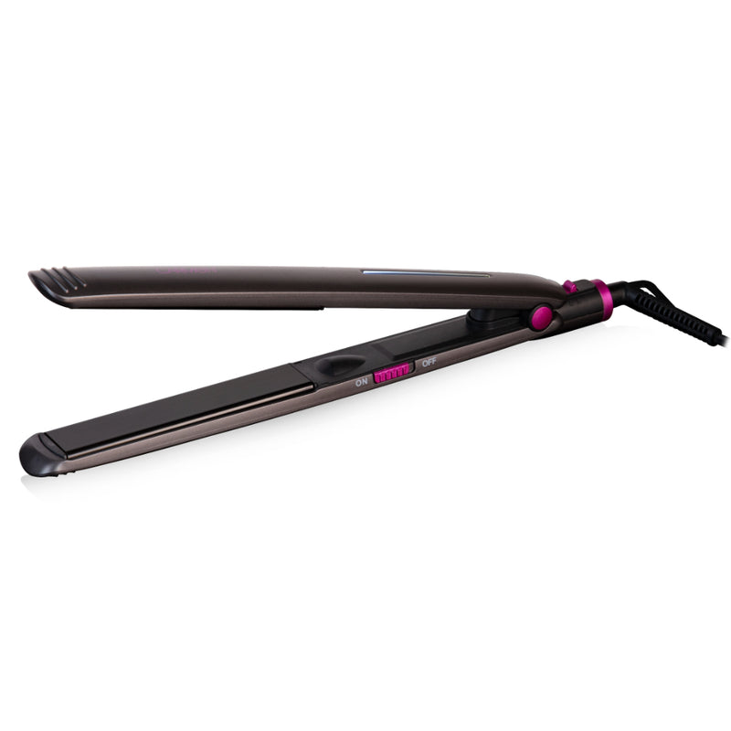 Carmen Neon Straightener  - Graphite & Pink