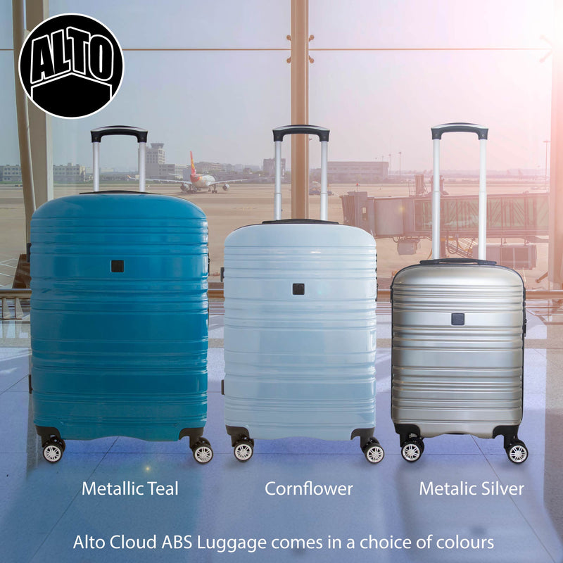 Alto Cloud ABS Suitcase - Metallic Silver