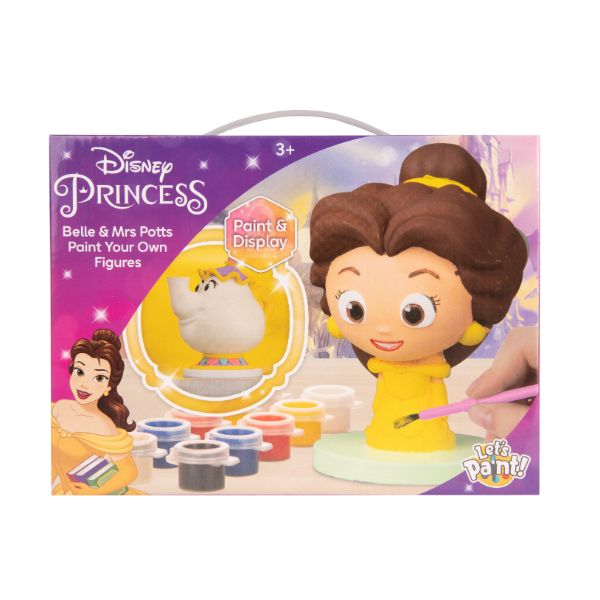 Disney Princess Paint Your Own Figures - Belle & Mrs Potts