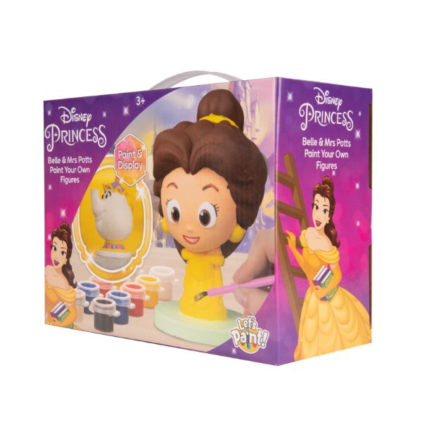 Disney Princess Paint Your Own Figures - Belle & Mrs Potts