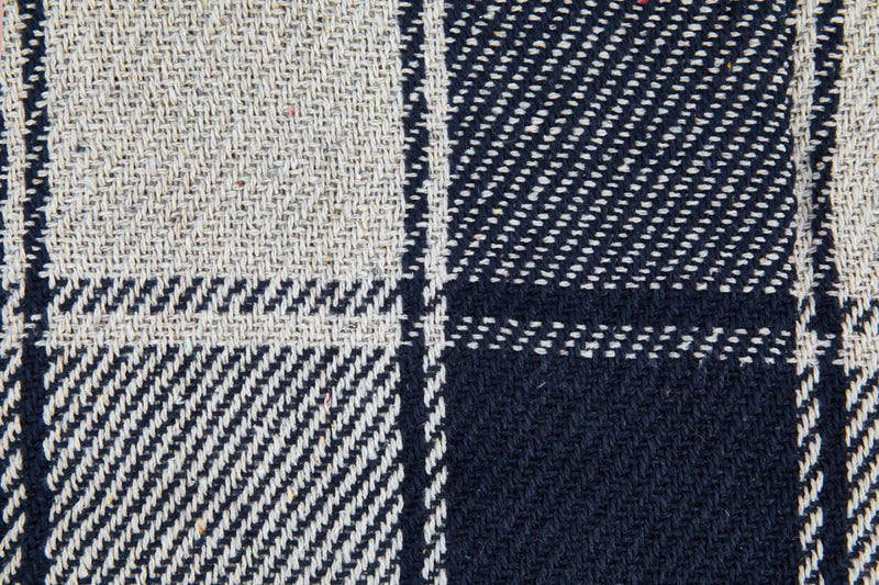 Frisco - Recycled Cotton Throw in Navy Blue (70" x 100")