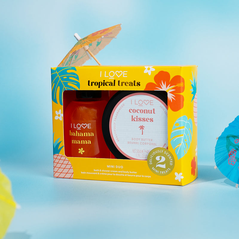 I Love Miniature Treat Box Tropical Treats