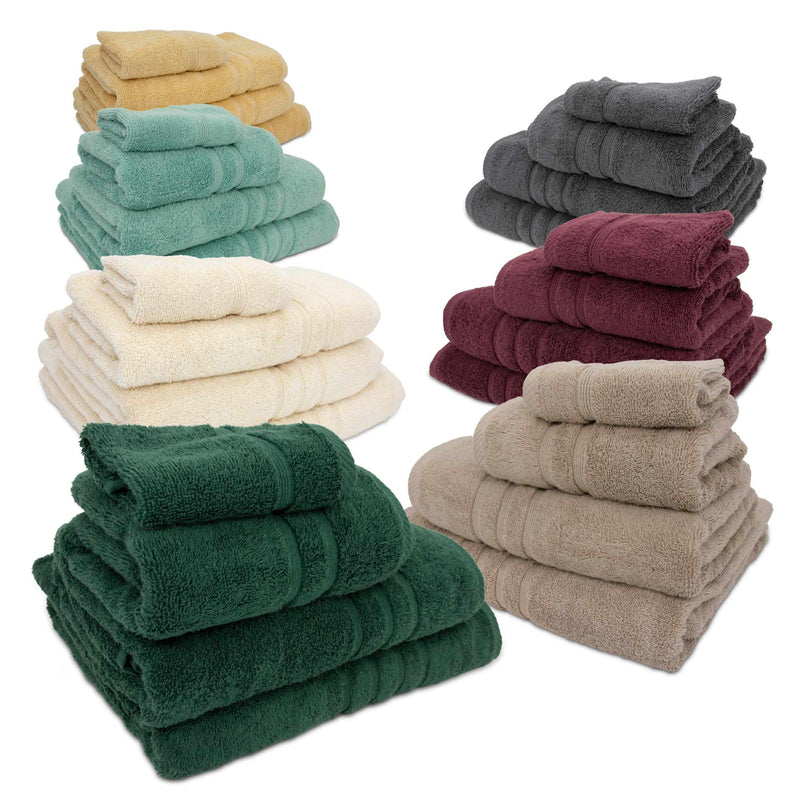 Lewis's Luxury 100% Egyptian Cotton Towel - Forest Green