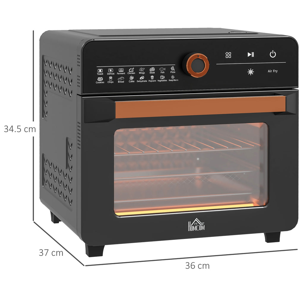 Homcom Air Fryer Toaster Oven, 8-in-1 Convection Oven Countertop