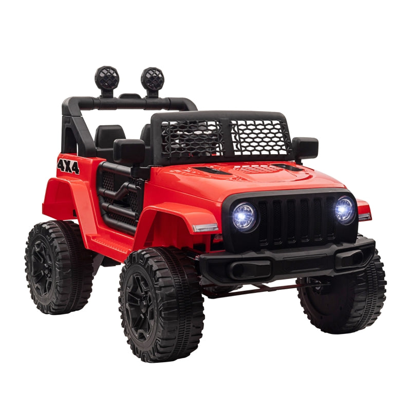 HOMCOM Kids Electric Ride on Car Truck Off Road 12v - Red