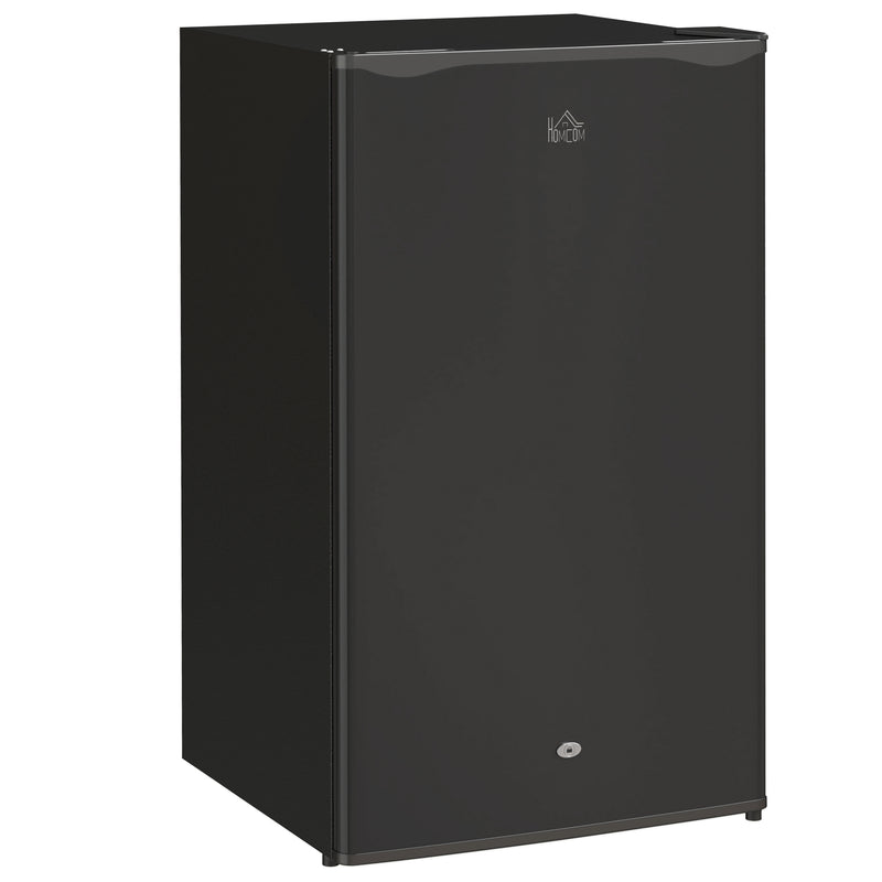 HOMCOM 91L Freestanding Under Counter Fridge with Lock