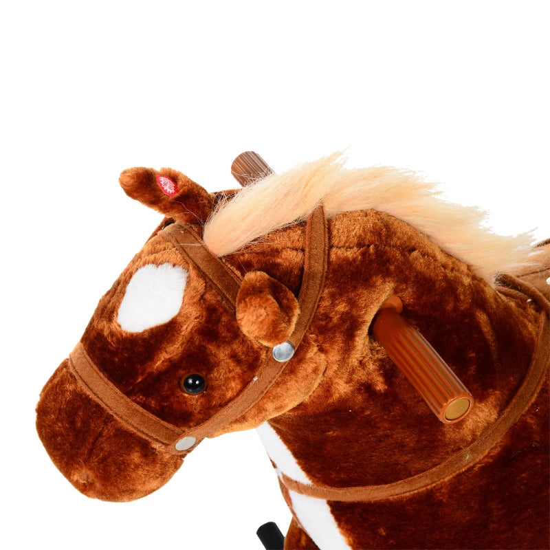 HOMCOM  Children's Walking Horse - Brown