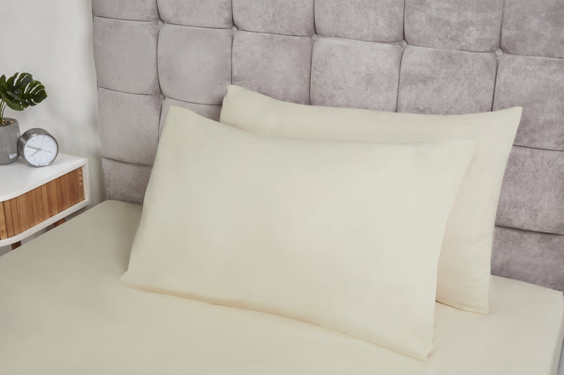 Lyla Pillowcase Pair in Cream