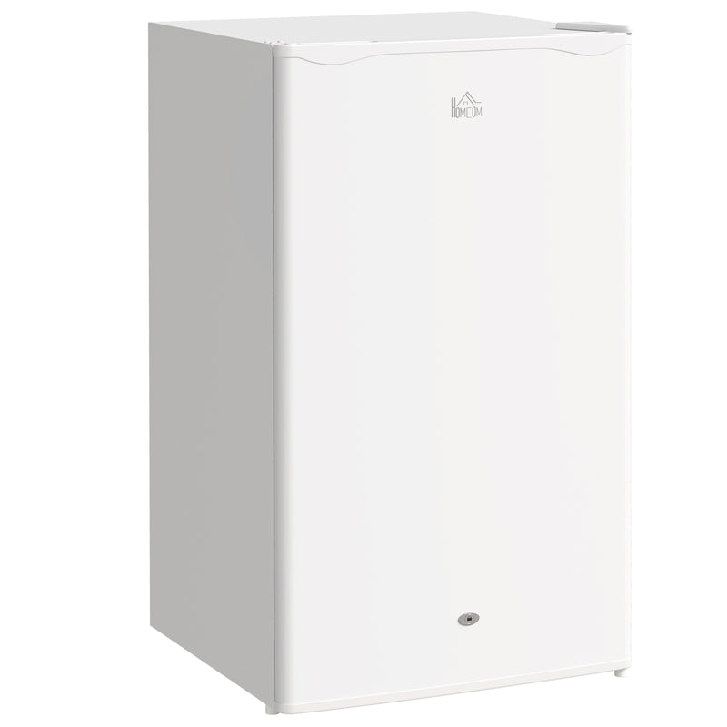 HOMCOM 91L Freestanding Under Counter Fridge with Lock