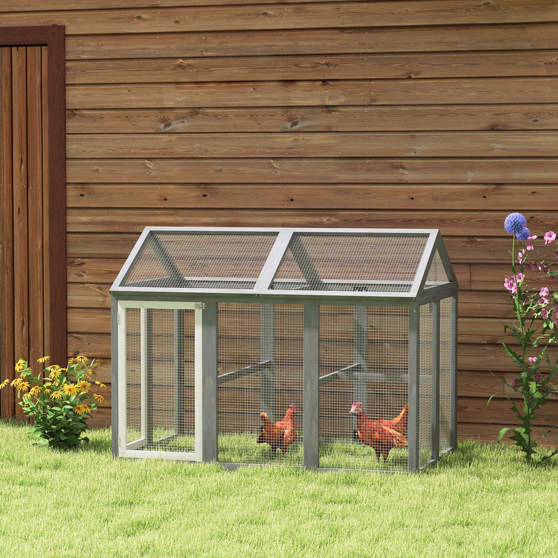 PawHut Chicken Run, Wooden Chicken Coop w/ Combinable Design