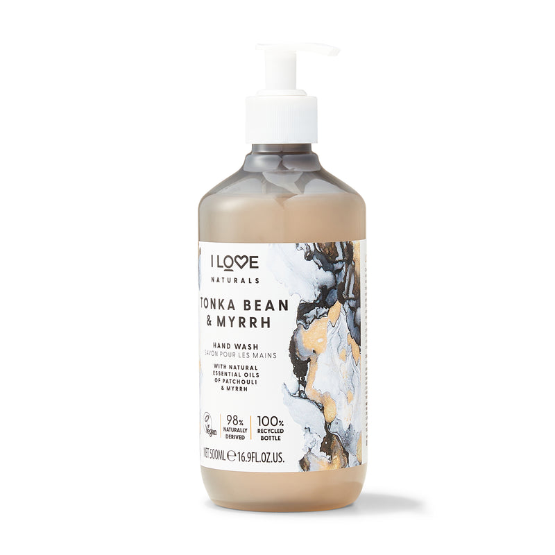 I Love Naturals Hand Wash Tonka Bean & Myrrh 500ml