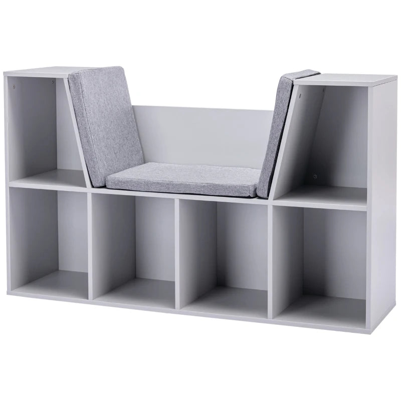 HOMCOM Kids Display Shelf -  Grey