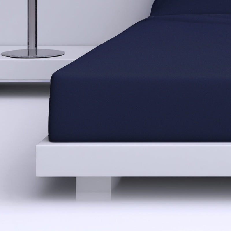 Lewis's Microfibre Sheet Range - Navy