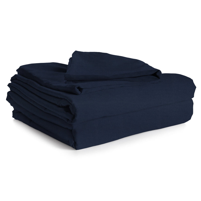 Lewis's Microfibre Sheet Range - Navy