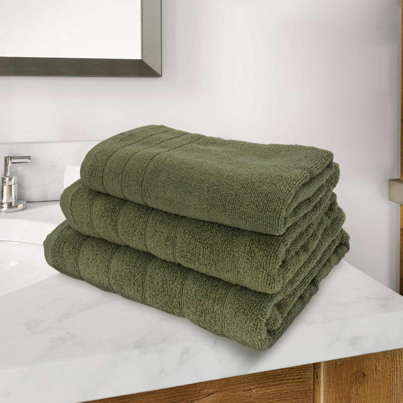 Lewis's So Soft Zero Twist Towel Range - Olive Green