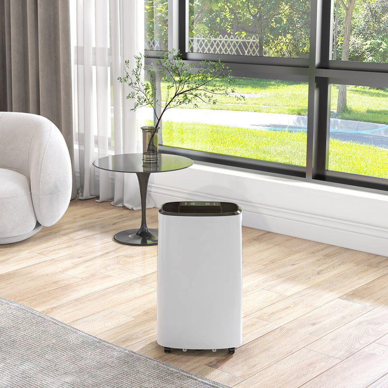 16L/Day Dehumidifier with 4L Water Tank, 24H Timer, Digital Humidity Display