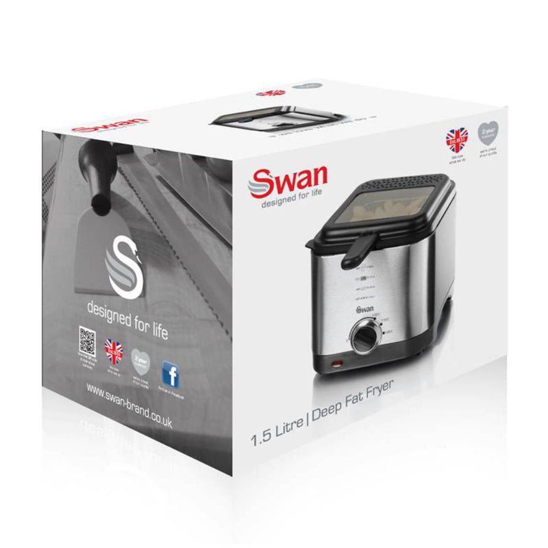 Swan Fryer 1.5L  - Stainless Steel