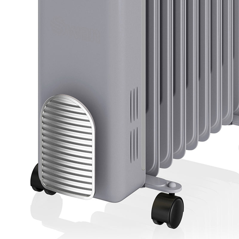 Swan Oil Filled Radiator 2000W  - Grey