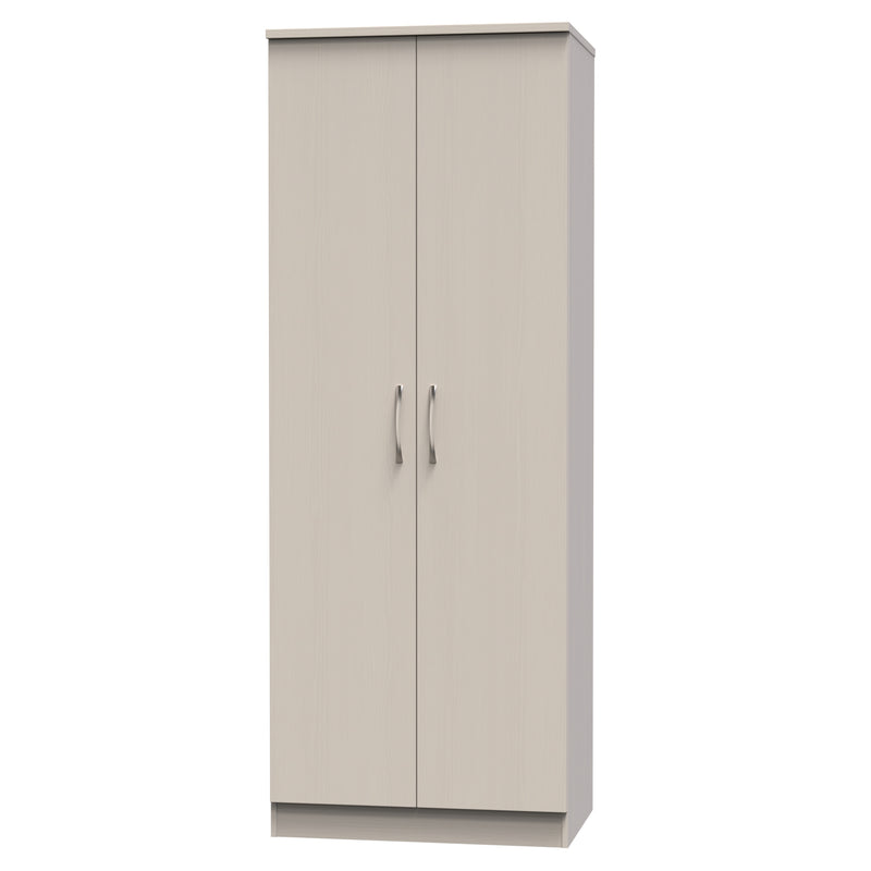 Seville Ready Assembled Wardrobe with 2 Doors - Kashmir Ash / Kashmir Ash