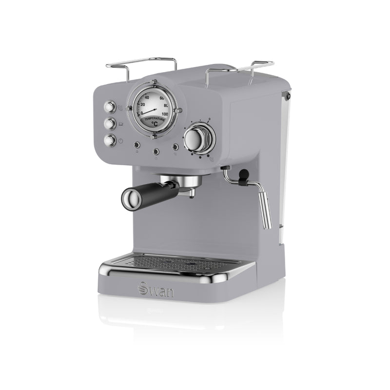 Swan Pump Espresso Coffee Machine  - Light Grey