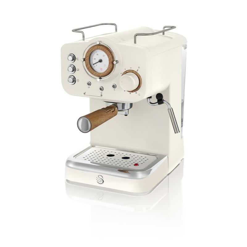 Swan Pump Espresso Coffee Machine  - White