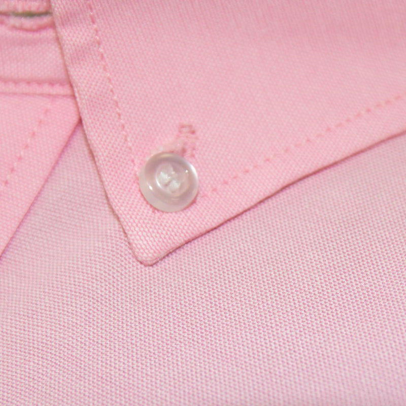 Gianni Savicci Short Sleeve Oxford Shirt - Pink