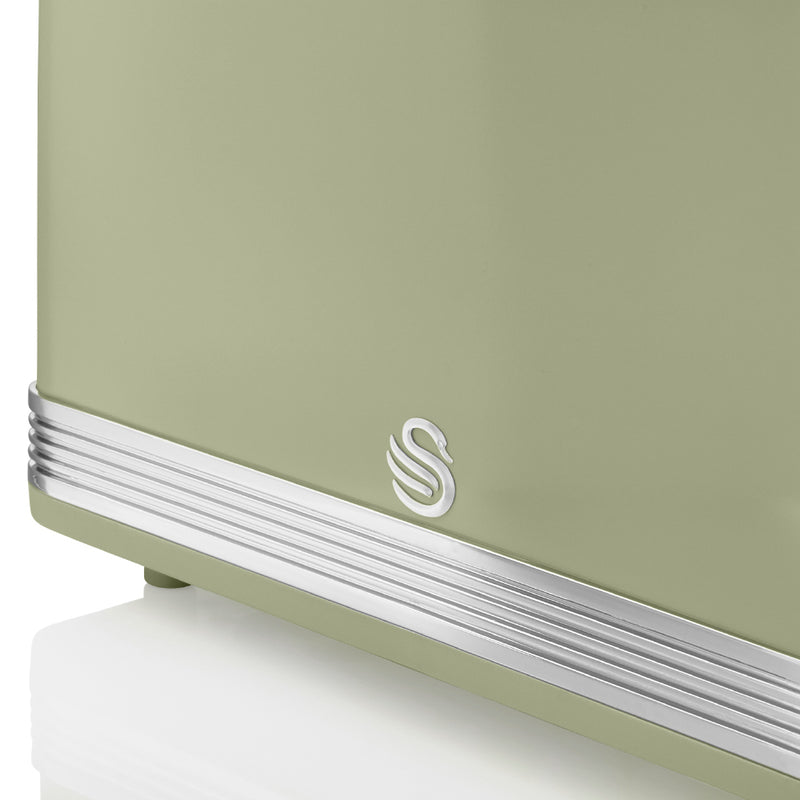 Swan Retro 2 Slice Toaster  - Green