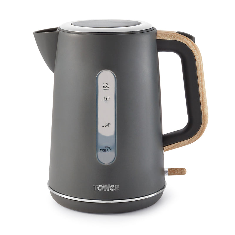 Tower Scandi Kettle 3kW 1.7L  - Grey