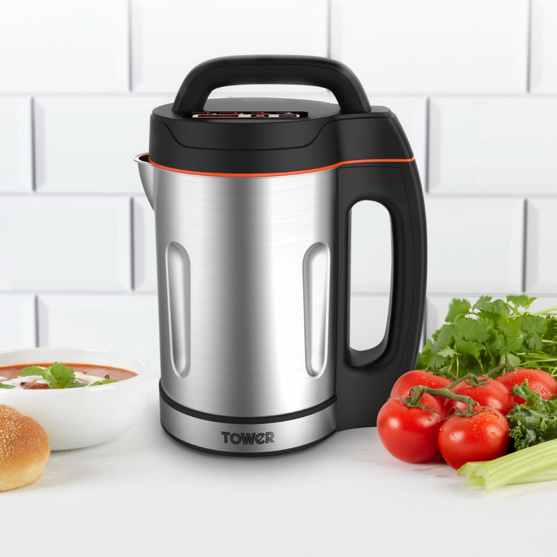 Tower Soup Maker 1.6L  - Stainless Steel