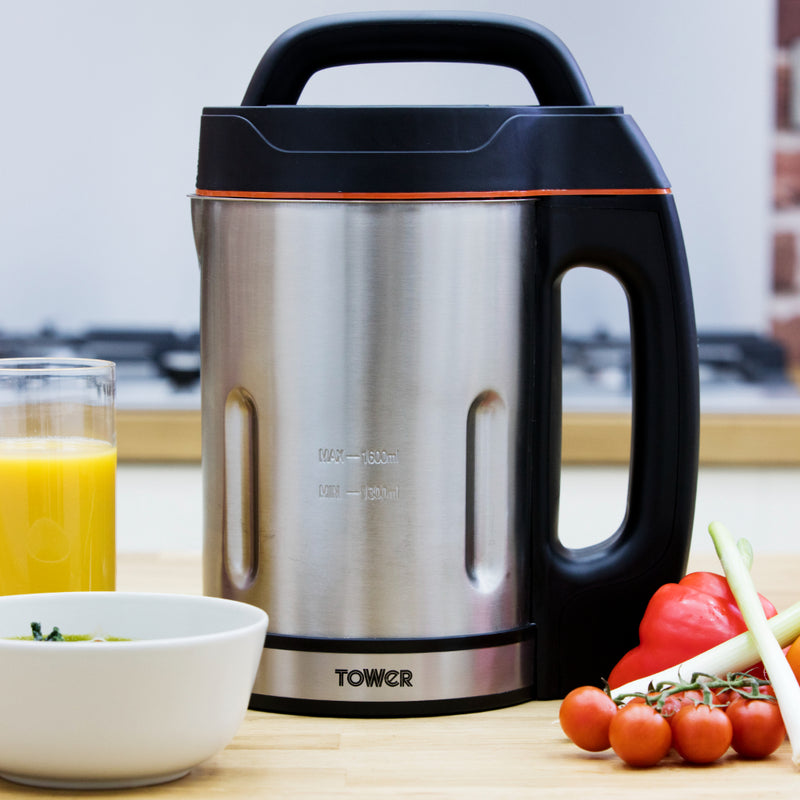 Tower Soup Maker 1.6L  - Stainless Steel