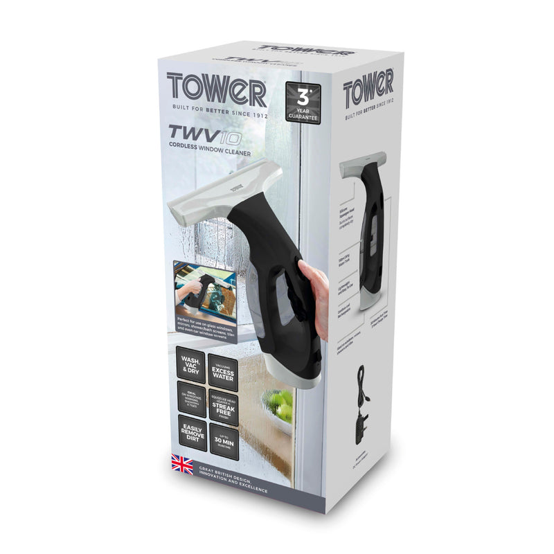 Tower TWV10 Cordless Window Vacuum Cleaner