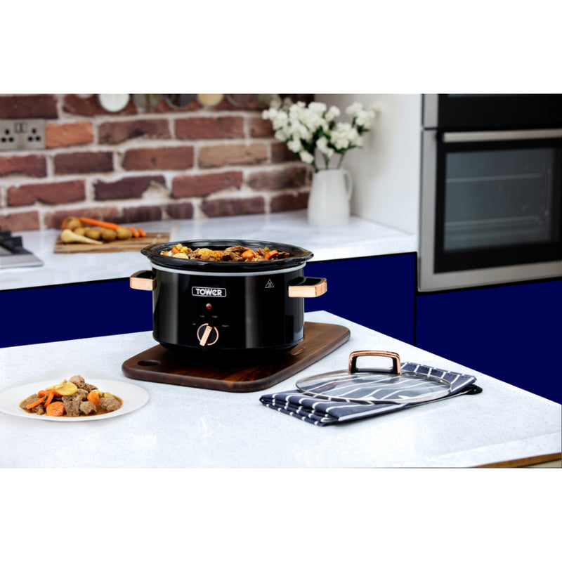 Tower Rose Gold Slow Cooker 3.5L  - Rose Gold