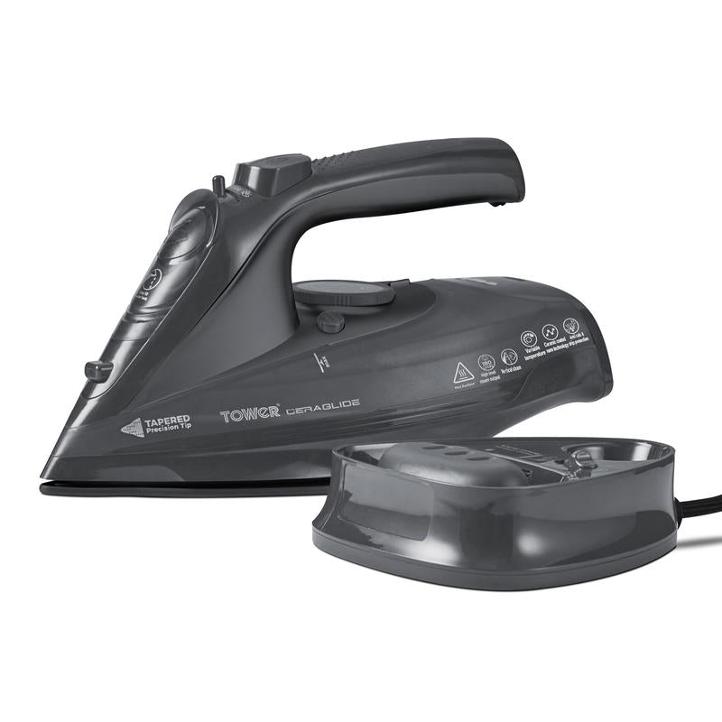 Tower Cord Cordless Steam Iron 2400w  - Grey