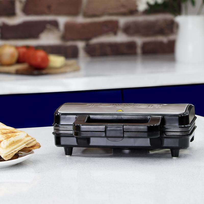 Tower Deep Fill Sandwich Maker 900w  - Black