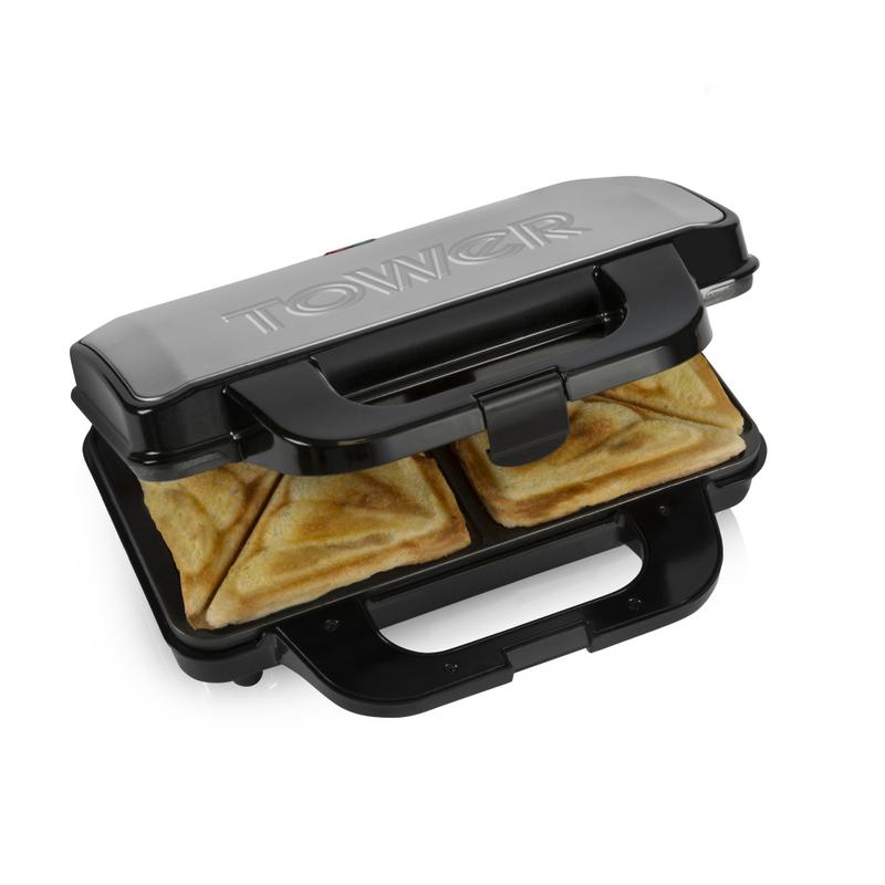 Tower Deep Fill Sandwich Maker 900w  - Black