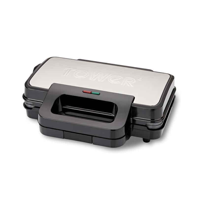 Tower Deep Fill Sandwich Maker 900W  - Stainless Steel