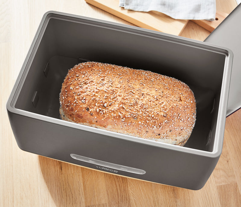 Tower Scandi Bread Bin  - Grey