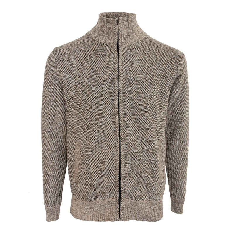 Hutson Harbour Teddy Lined Cardigan - Stone