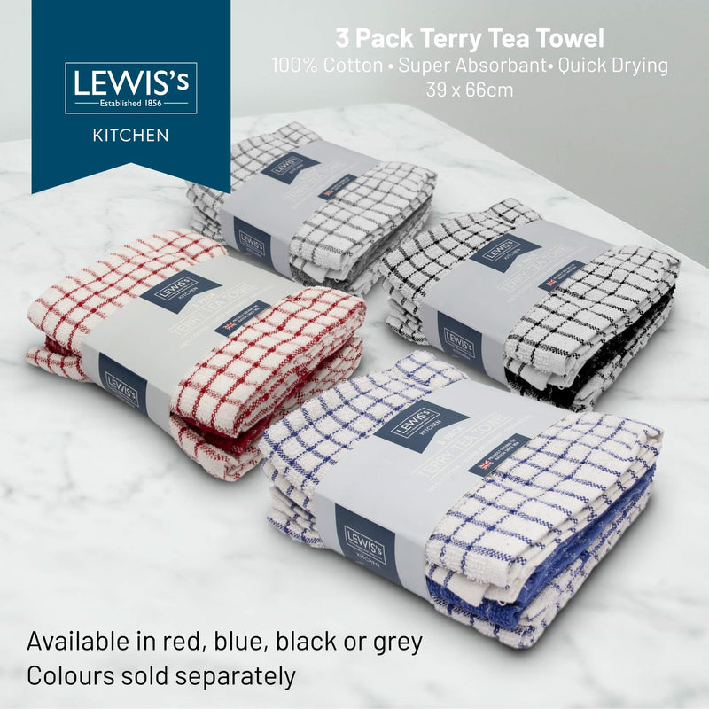 3 Pack Terry Tea Towel