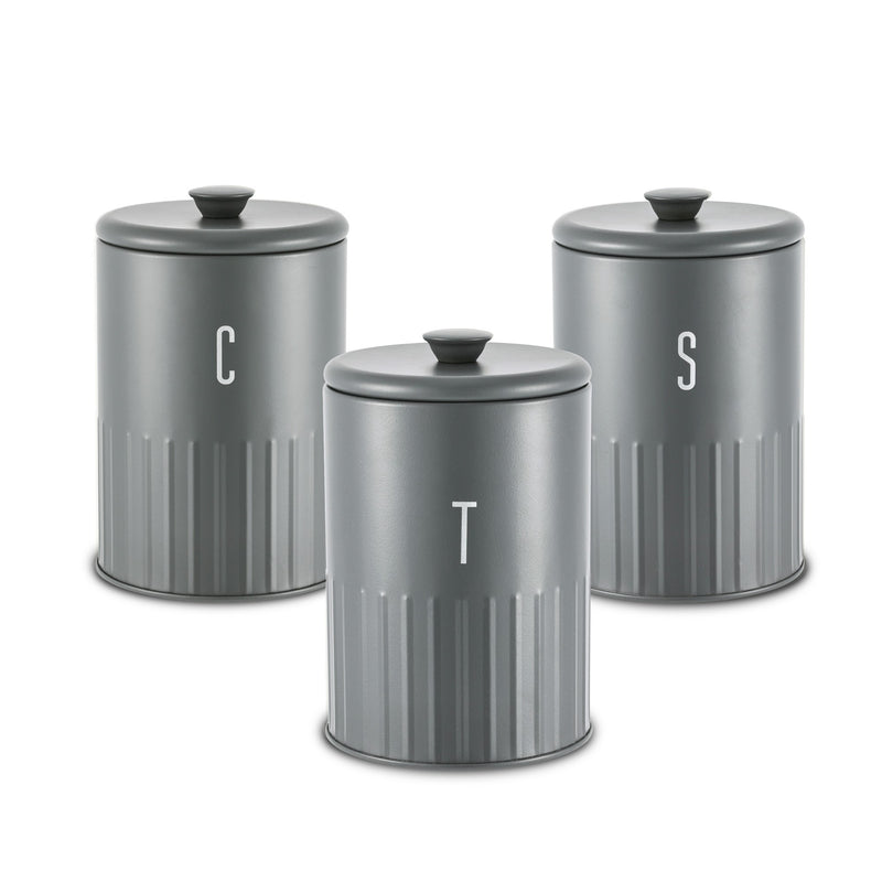 Lewis's Kitchen Canisters - Grey