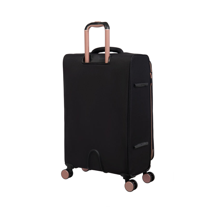 It Luggage Suitcase Lux-lite Divinity Eva -  Black & Rose Gold 8 Wheel Suitcase